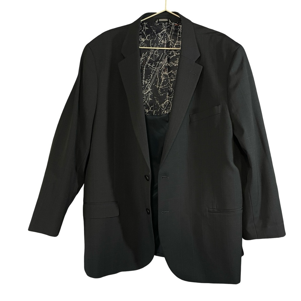 Nautica Men’s Navy Blazer Sport Coat Size 50R Two Button Lined Classic Fit